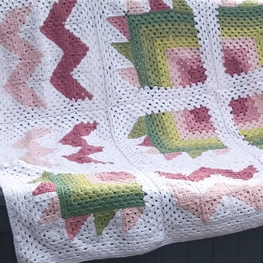 The Secret Garden Crocheted Blanket