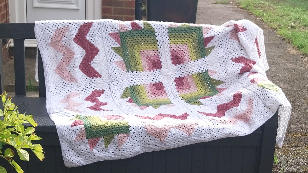 The Secret Garden Crocheted Blanket