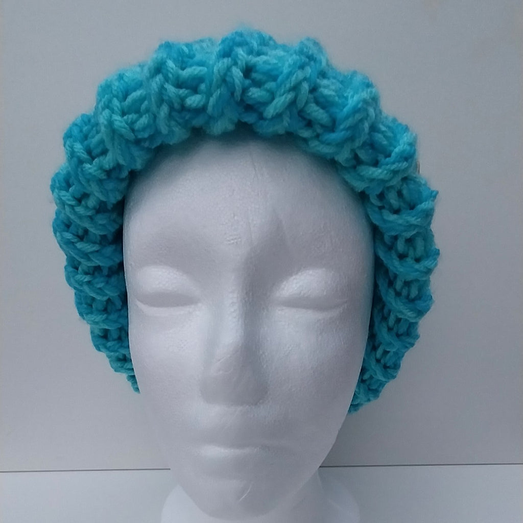 Ombre Green Hand Knitted Beanie