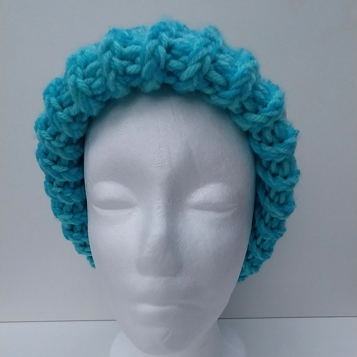 Ombre Green Hand Knitted Beanie