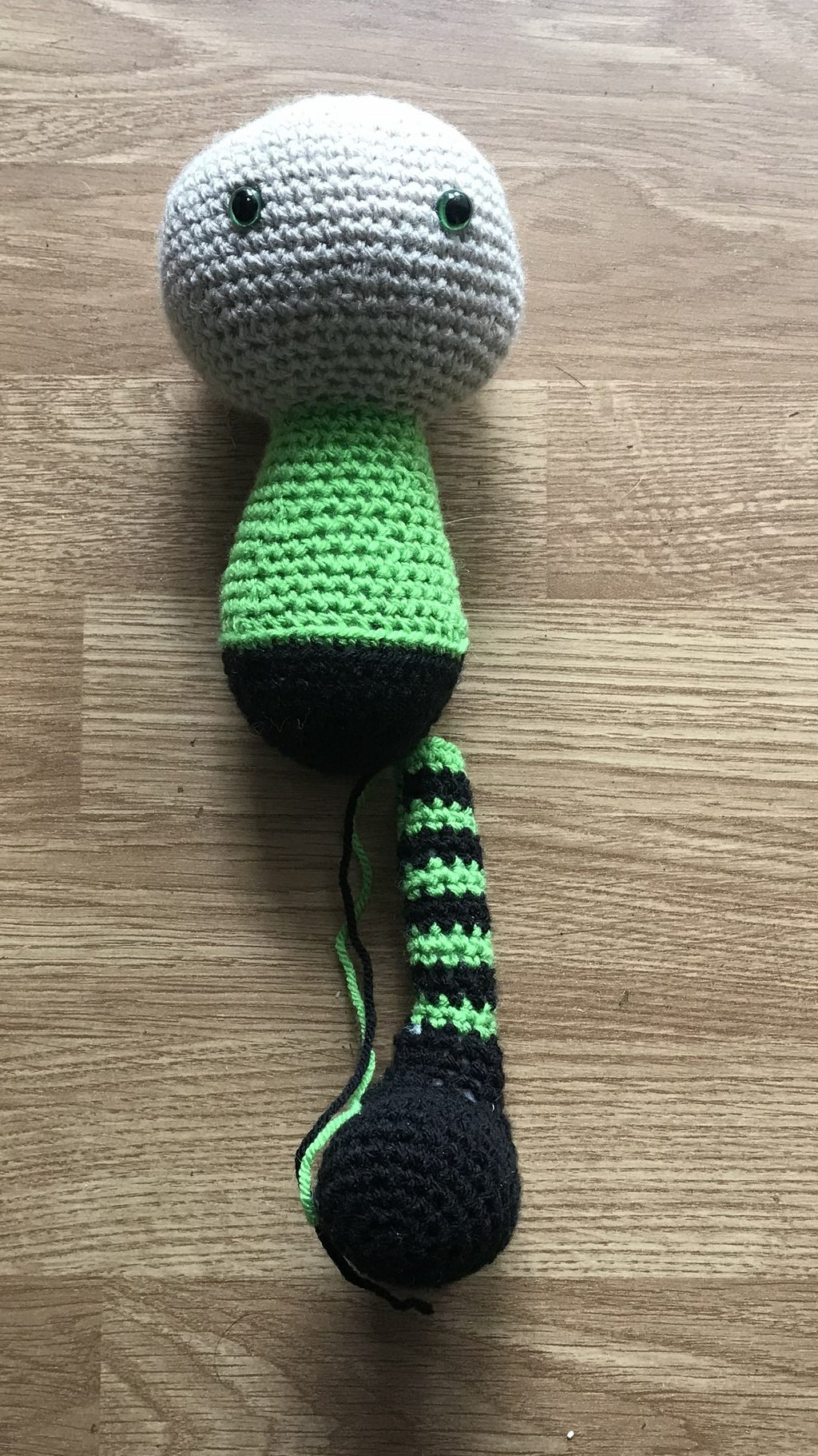 The Little Witch Hand-Crocheted Halloween Decoration