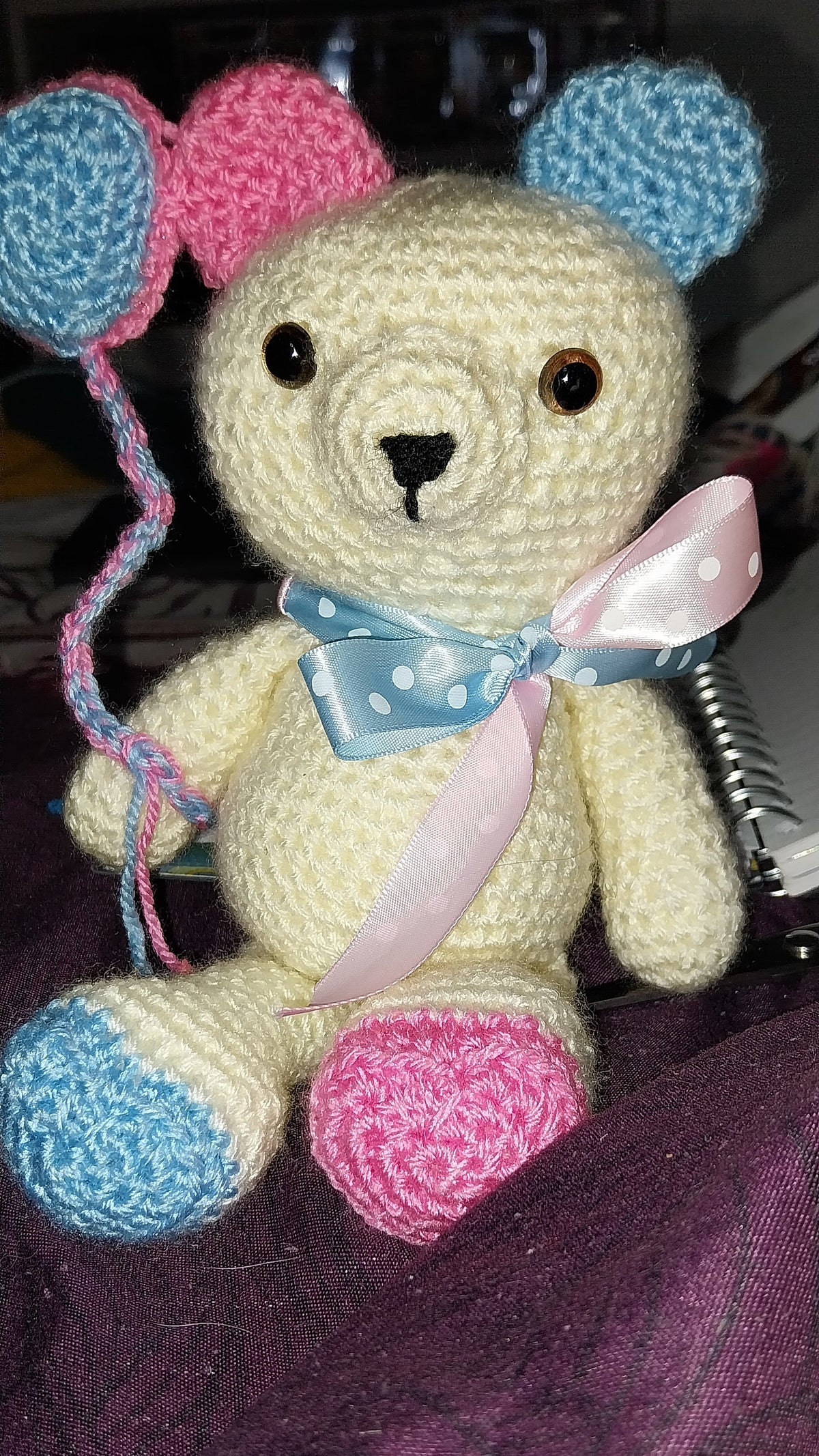 Heat Bear Pink and Blue